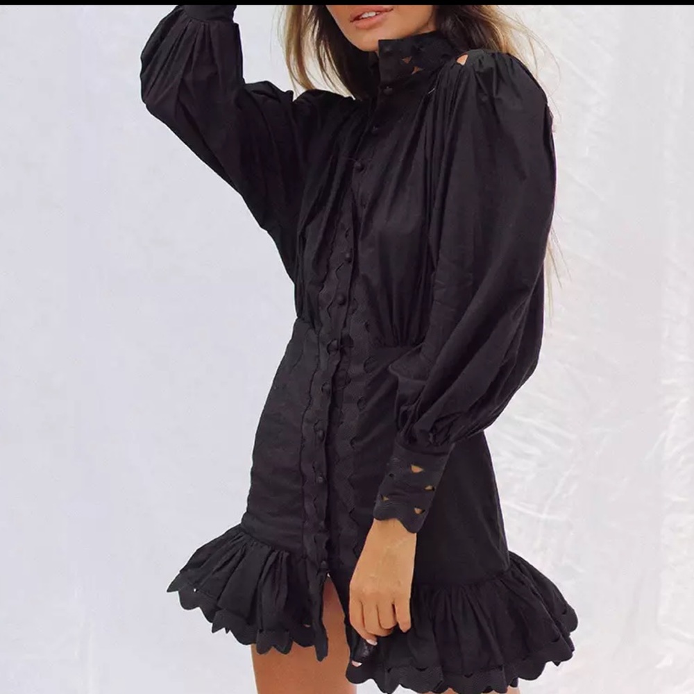 Gorgeous Ruffle Dress The Lindi - Picture 7 of 10